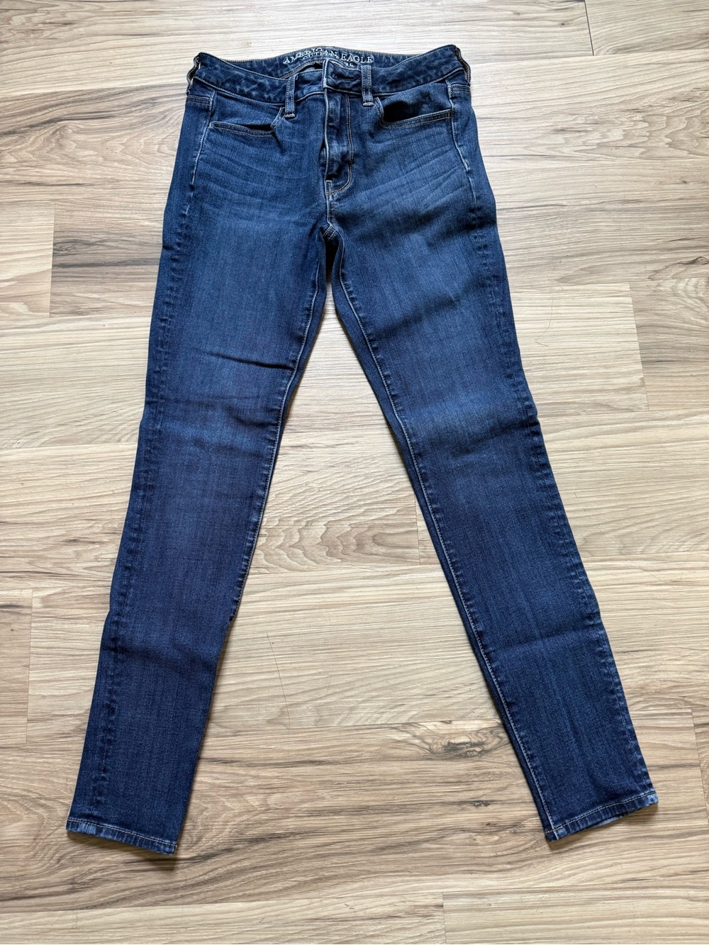 American Eagle 360 Super Stretch Skinny Jeans Women’s Size 2 Dark Blue
